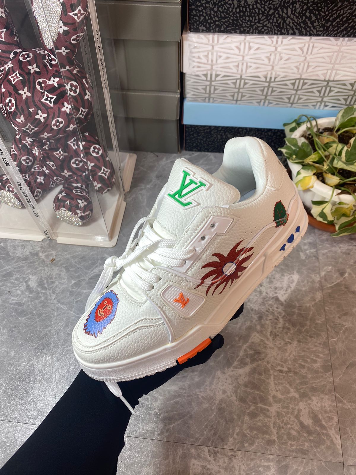 LV x YK LV Trainer Sneaker