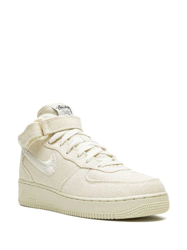 Nike x Stussy Air Force 1 Mid "Fossil"