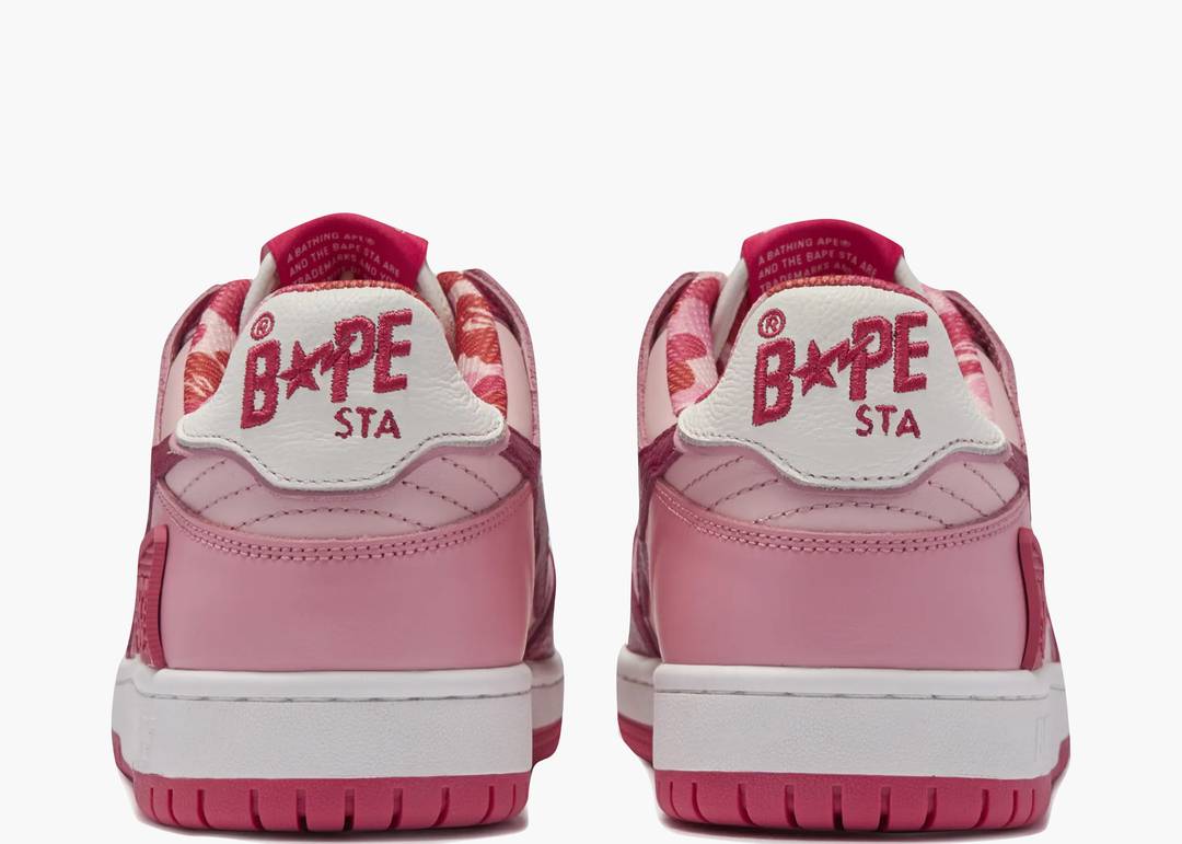 A Bathing Ape Bape SK8 Sta ABC Camo Pink