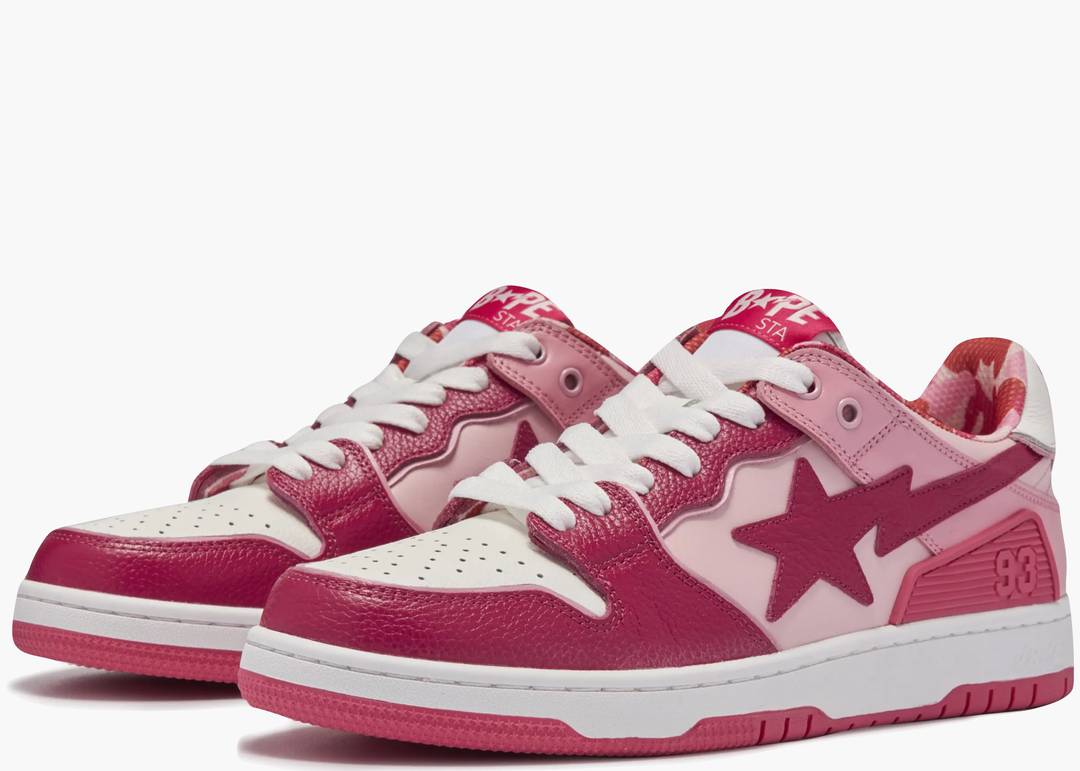 A Bathing Ape Bape SK8 Sta ABC Camo Pink