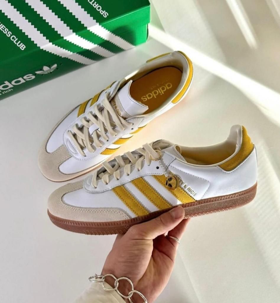 adidas Samba Sporty & Rich White Bold Gold