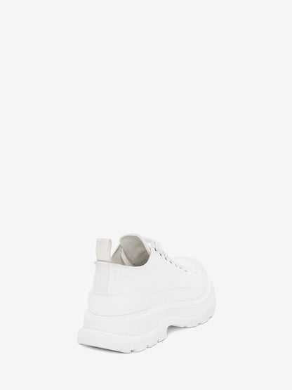 Alexander McQueens Tread Slick Lace Up in White Womens