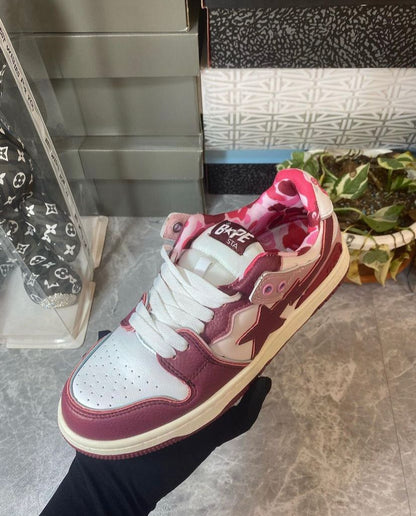A Bathing Ape Bape SK8 Sta ABC Camo Pink
